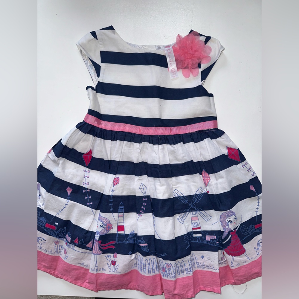 Cherokee 4T girls striped dress